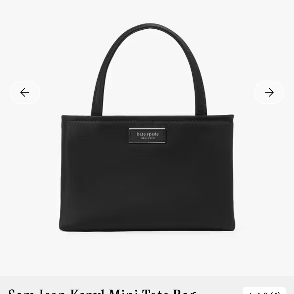 Kate Spade Black Tote Bag